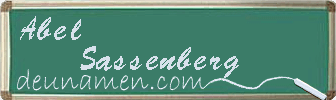 Abel Sassenberg Visitenkarte